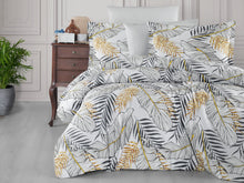 Заредете изображение във визуализатора на галерията – Олекотен комплект в сиво и жълто "Тропикана"