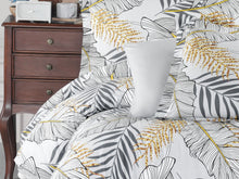 Заредете изображение във визуализатора на галерията – Олекотен комплект в сиво и жълто "Тропикана"