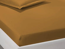 Заредете изображение във визуализатора на галерията – Чаршаф с ластик Ранфорс - тютюн