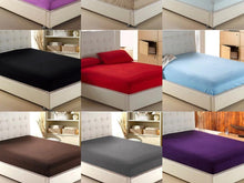 Заредете изображение във визуализатора на галерията – Чаршаф с ластик Ранфорс - тъмносив