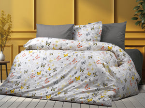 Спално бельо "Пеперуди - жълти"