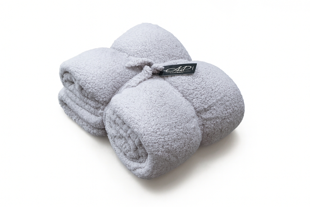 Одеяло Шерпа - сиво