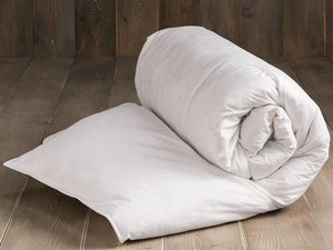 Капитонирана завивка от ранфорс - бяла - Ned Bed Linen