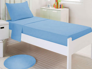 Детско спално бельо ранфорс - синьо - Ned Bed Linen