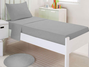 Детско спално бельо ранфорс - сиво - Ned Bed Linen
