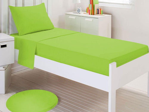 Детско спално бельо ранфорс - зелено - Ned Bed Linen