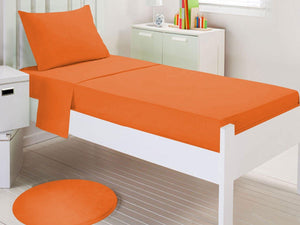 Детско спално бельо ранфорс - оранжево - Ned Bed Linen