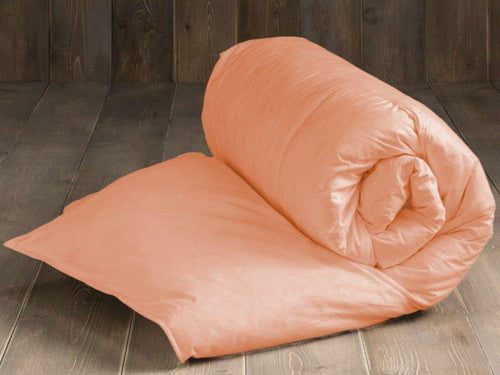 Капитонирана завивка от ранфорс - цвят праскова - Ned Bed Linen