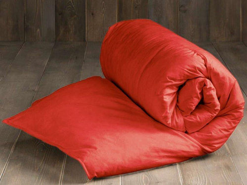 Капитонирана завивка от ранфорс - цвят диня - Ned Bed Linen